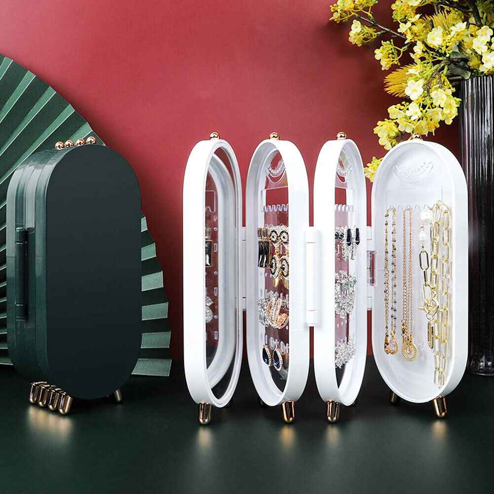 Large Jewellery Organiser Box Earrings Necklaces Bracelets Jewelry Display Shelf