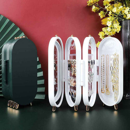 Large Jewellery Organiser Box Earrings Necklaces Bracelets Jewelry Display Shelf