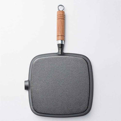 Grill Pan Non Stick Griddle Frying Poring Lips Induction Skillet Cooking Steak