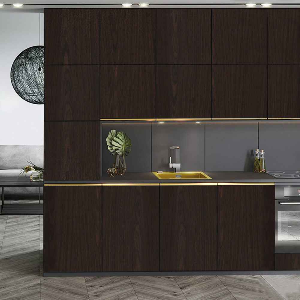 10M Wood Effect Self Adhesive Wallpaper Vinyl Film Roll Furniture Door Stickers