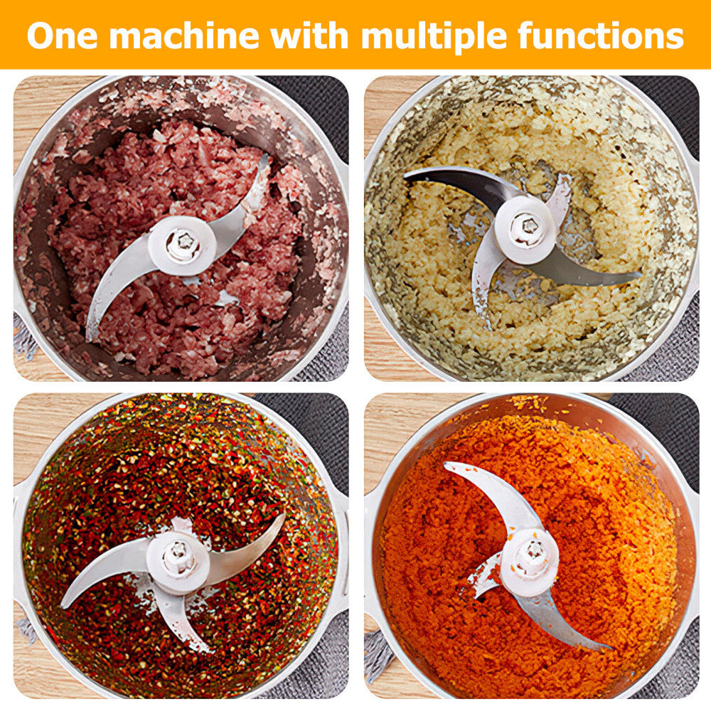 2/3/5L Electric Meat Grinder Mincer Mixer Blender Food Chopper Processor Blender
