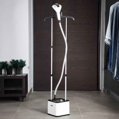 GEEPAS 2000W Upright Vertical Garment Clothes Steamer 1.3L Tank 11 Stem Setting