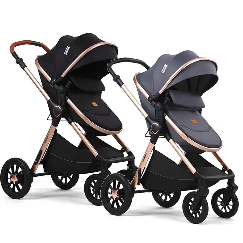 Newborn Baby Pram Pushchair Buggy Stroller 3in1 Travel System Car Seat Included