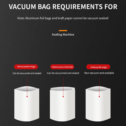 Electric Food Vacuum Sealer Automatic Dry Wet Sealing Packaging Machine +40 Bags