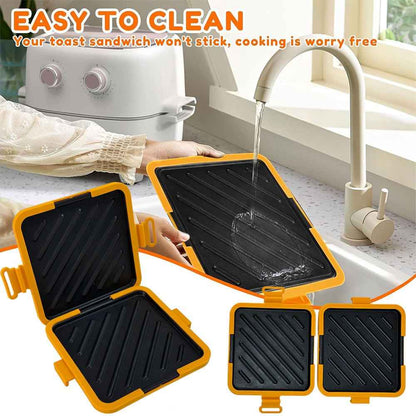 Microwave Sandwich Toaster Waffle Maker Grill Toastie Panini Press Griddle New