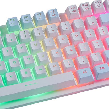 K500 Mechanical Gaming Keyboard 104 Keys USB Wired RGB Backlit Keypad PC Game