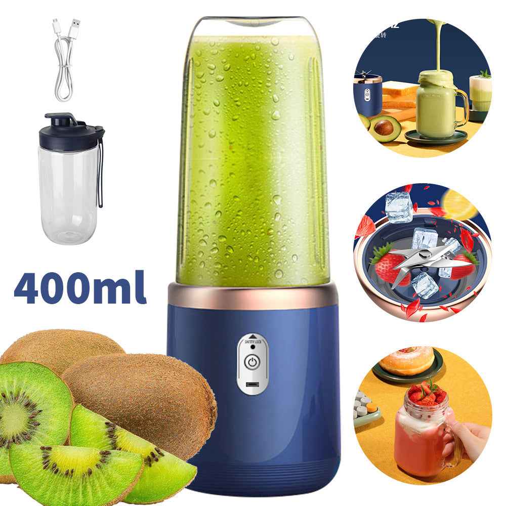 400ml Electric Juice Maker Portable Blender Smoothie Mini Juicer Fruit Machine