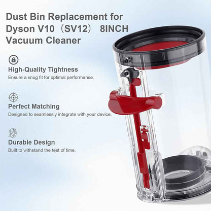 Dyson V10 Dust Bin Canister & Filter SV12 Big Container Bucket Absolute Vacuum