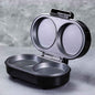 GEEPAS Dual Omelette Maker Non-Stick Deep Fill Cooking Plates Double Egg Cooker
