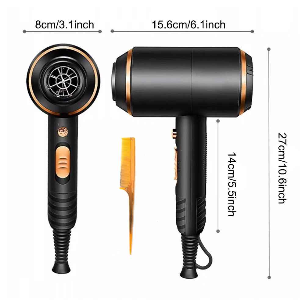 4000W Professional Fast Dry Dryer Ionic Hair Dryer for Curly Straight Hair