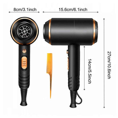 4000W Professional Fast Dry Dryer Ionic Hair Dryer for Curly Straight Hair