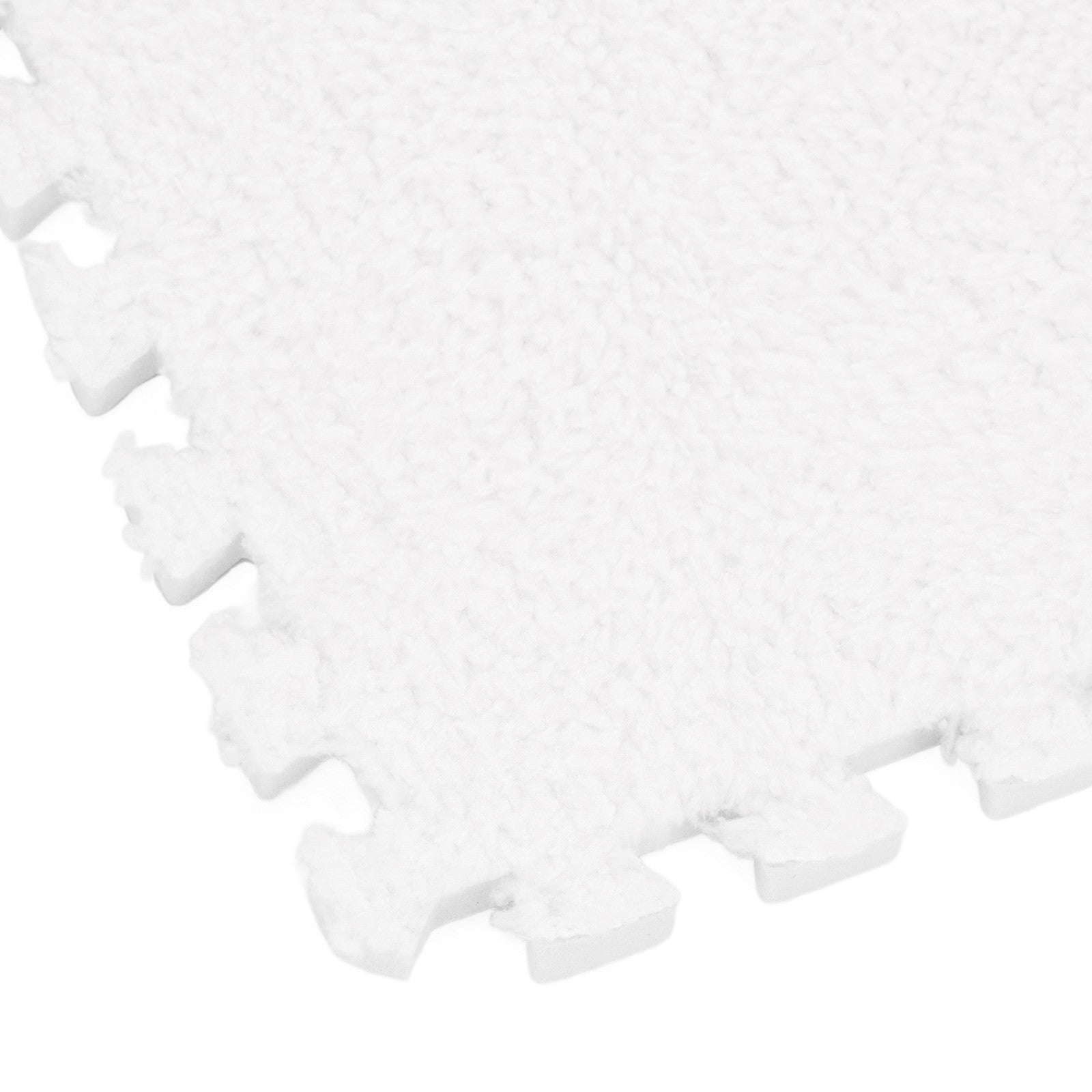 Plush EVA Foam Carpet Tiles 12/24pcs Interlocking Floor Mat Soft Cozy Anti-slip