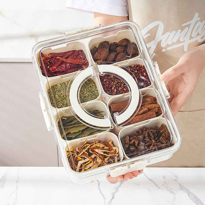 Fridge Box Holder Kitchen Cupboard Organiser Food Storage Dividers Container Lid