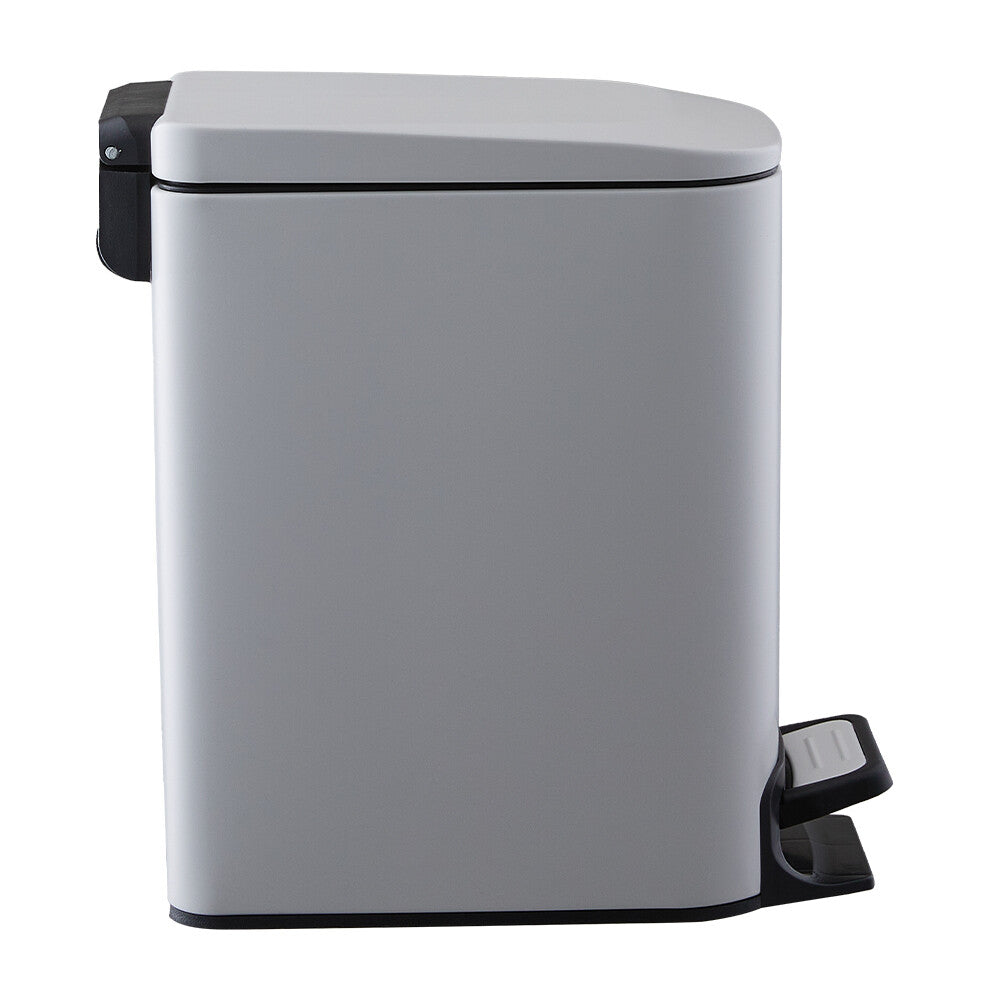 Pedal Bin Dustbin Stainless Steel Waste w/Bucket & Removable Lid Kitchen Bedroom