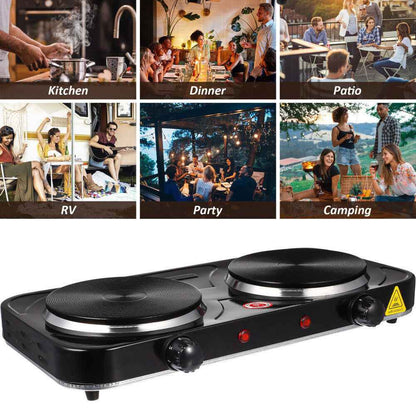 2800W Hot Plate Electric Cooker Single Portable Table Top Kitchen Hob Stove UK