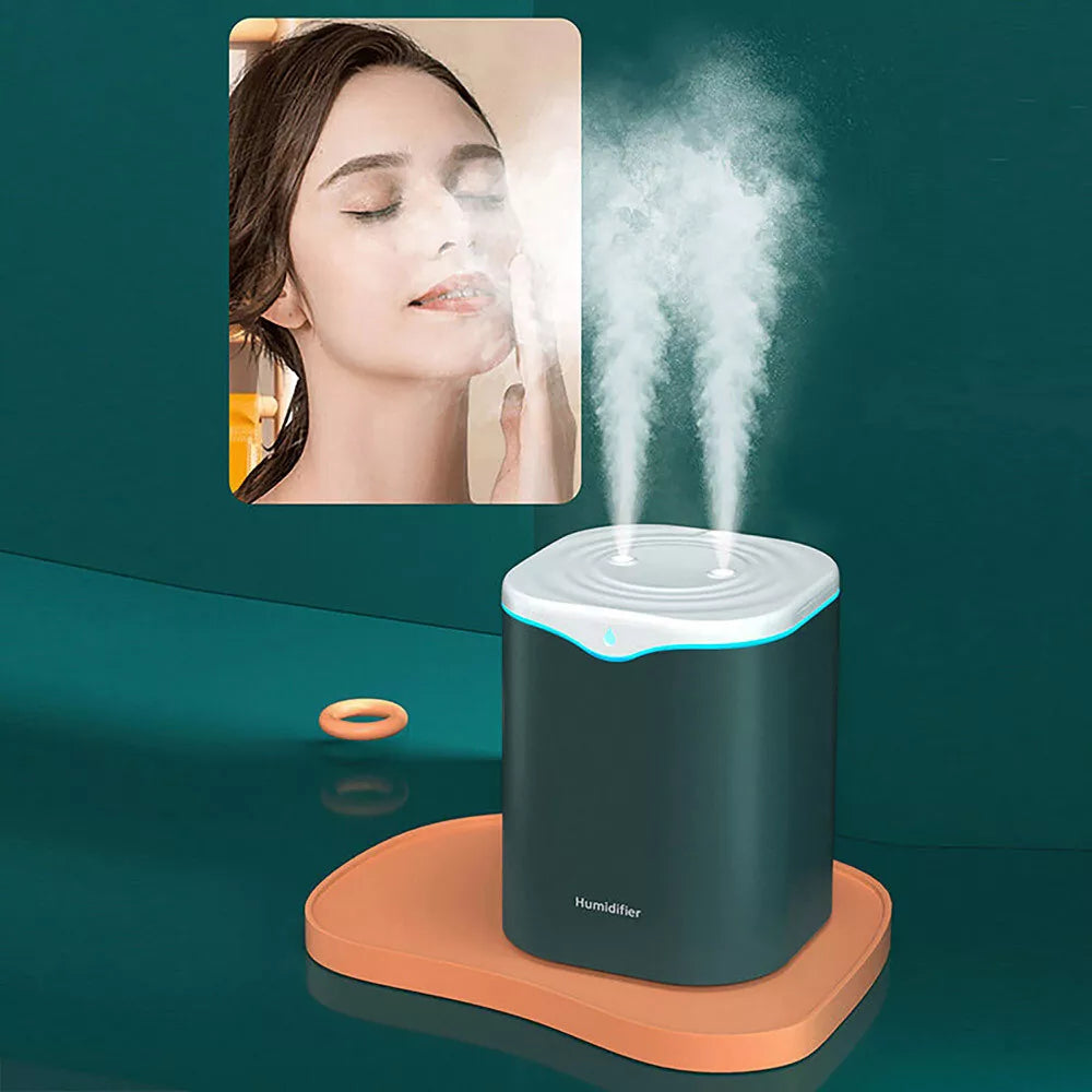 2000ML USB Air Humidifier Double Spray Essential Oil Aromatherapy Diffuser - Ceenaz Store