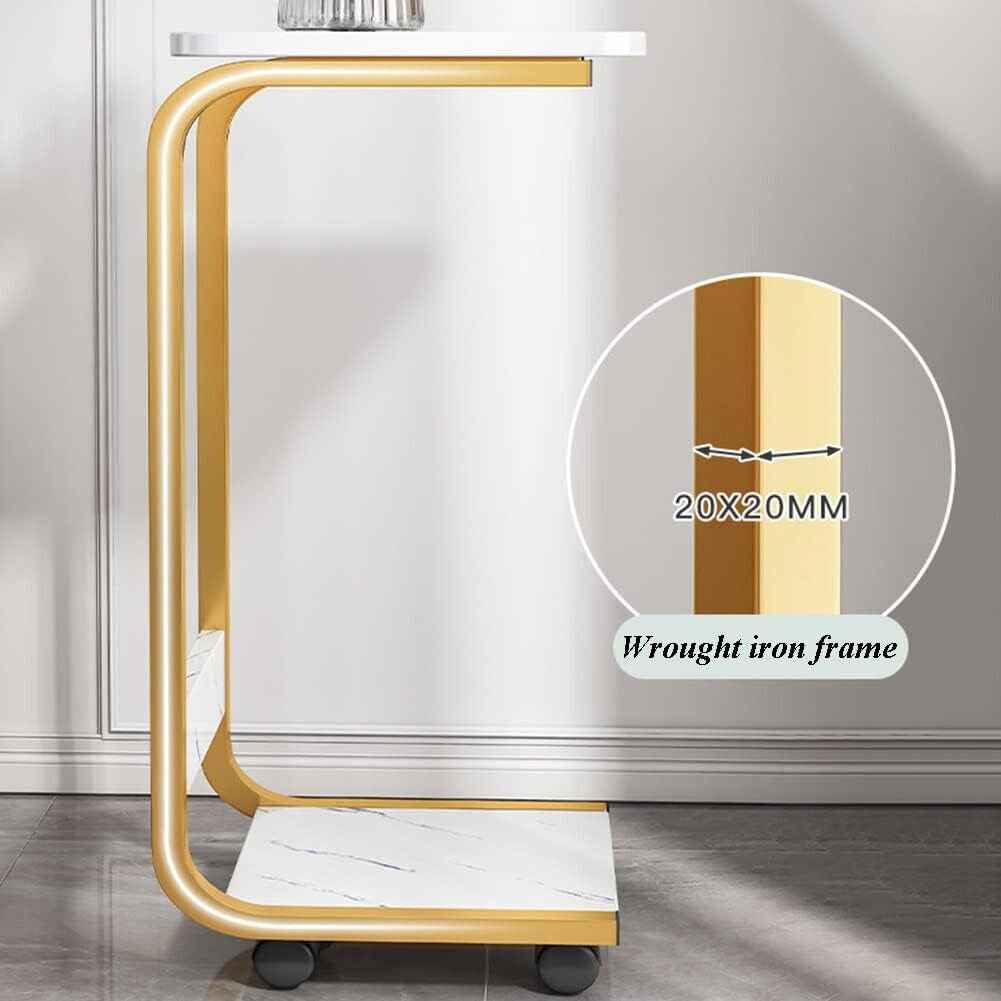 2 Tier Mobile Plant Stand Home Indoor Decor Vase Flower Pot Planter Display Rack