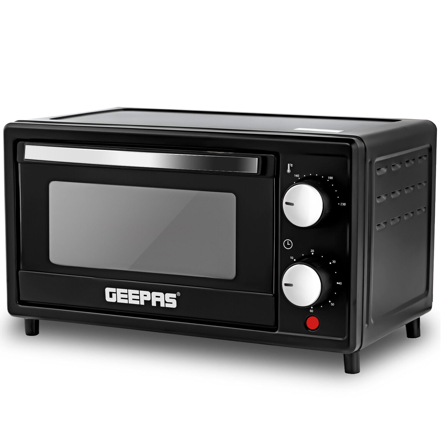 GEEPAS Mini Oven Toaster Grill Tabletop Compact Portable Baking Cooker Electric