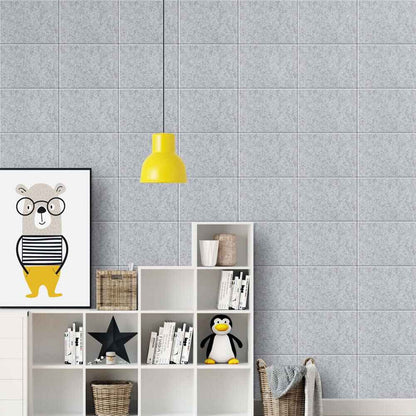 12x Self-adhesive Acoustic Wall Panel Tiles Studio Sound Proofing Insulation Pad