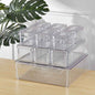 S/M/L Clear Plastic Fridge Storage Box Cupboard Organiser Fruit Veg Rack 3-10Pcs