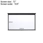 Electric Motorised Projector Screen 3D HD Home Theater Projection 16:9 4:3 Sizes