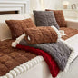 Thick Warm Plush Sofa Slip Covers Non Slip Throw Couch Cover Furniture Protector