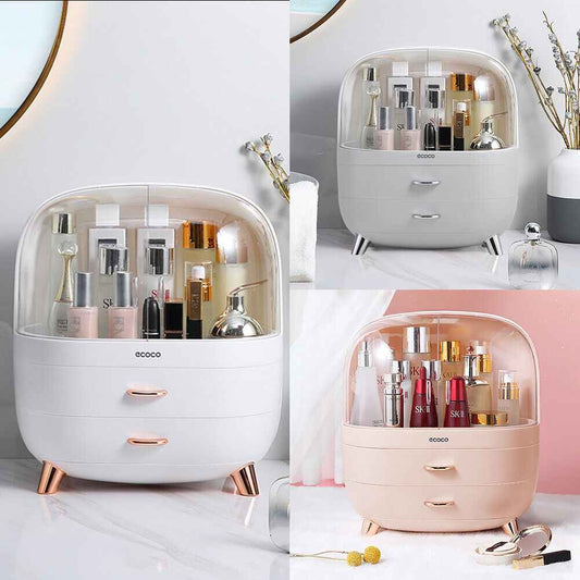 Dressing Table Makeup Storage Box Drawer Desktop Cosmetic Organizer Tidy Case UK