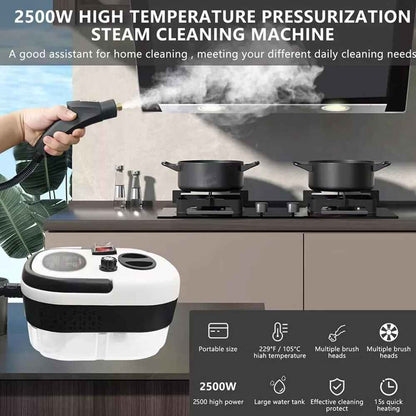 2500W Portable Handheld Steam Cleaner High Temperature Steam Cleaning Machine UK
