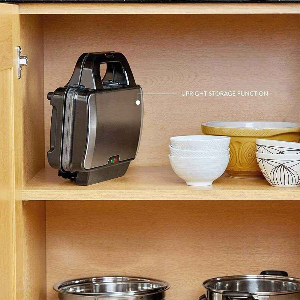 Toastie Maker 2 Slice Sandwich Toaster Non-Stick Machine Easy Clean 900W New UK