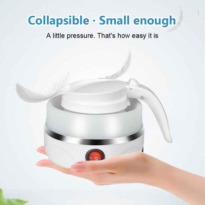 600ML Portable Collapsible Electric Water Kettle for Travel, Camping & Caravan