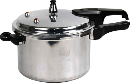 Aluminium Induction Pressure Cooker Dual Handle Kitchen Catering Cookware