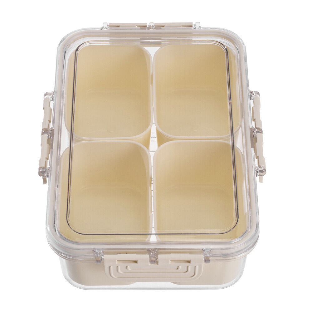 Fridge Box Holder Kitchen Cupboard Organiser Food Storage Dividers Container Lid