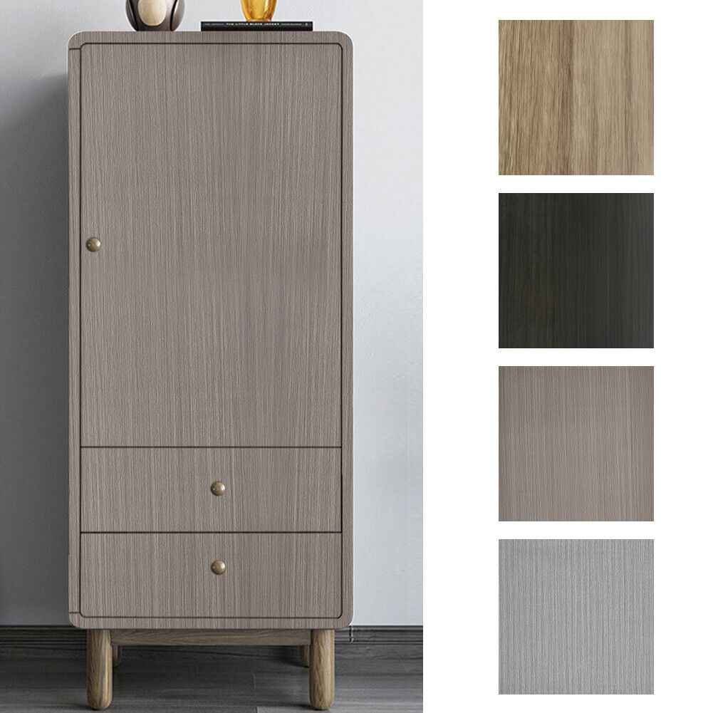 10M Wood Effect Self Adhesive Wallpaper Vinyl Film Roll Furniture Door Stickers