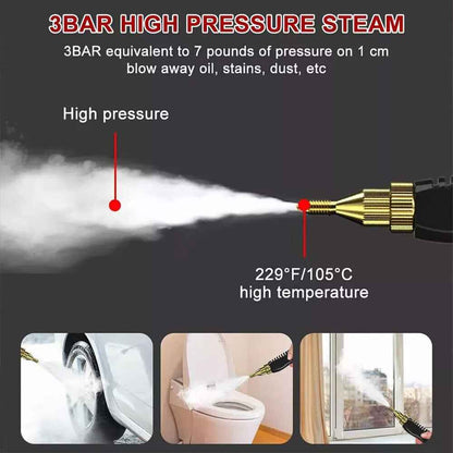 2500W Portable Handheld Steam Cleaner High Temperature Steam Cleaning Machine UK