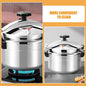 Aluminium Pressure Cooker Quick with Lid Latch Indicator 7L-11L Explosion-Proof