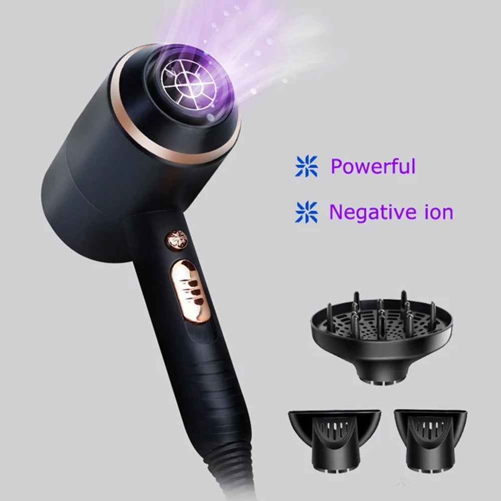 4000W Professional Fast Dry Dryer Ionic Hair Dryer for Curly Straight Hair