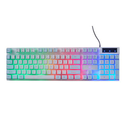 K500 Mechanical Gaming Keyboard 104 Keys USB Wired RGB Backlit Keypad PC Game