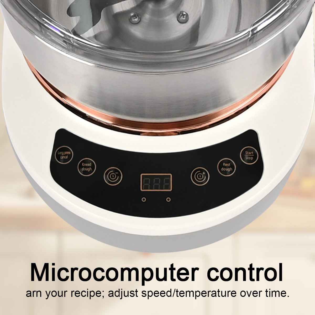 220V 7L Electric Dough Mixer Home Auto Kneading Proofing Dough Maker Machine UK