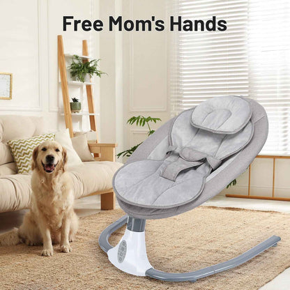 OYAJIA Bluetooth Electric Baby Swing Infant Cradle Bouncer Rocker Chair w/ Yaotu