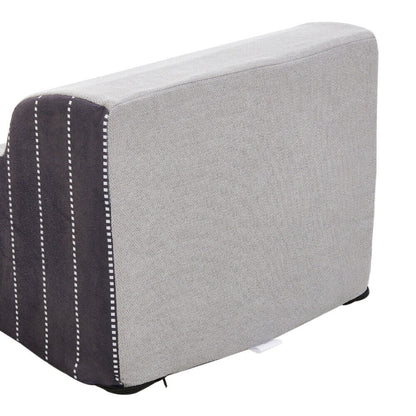 3/4/5 Steps Dog Stairs Pet For Bed Sofa Cats Ladder Ramp With Removable Cover UK