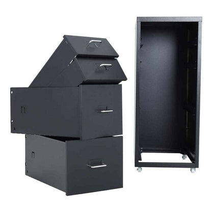 3/5/6/8 Drawers Mobile Metal Desk Office Pedestal Storage Filing Cabinets Unit