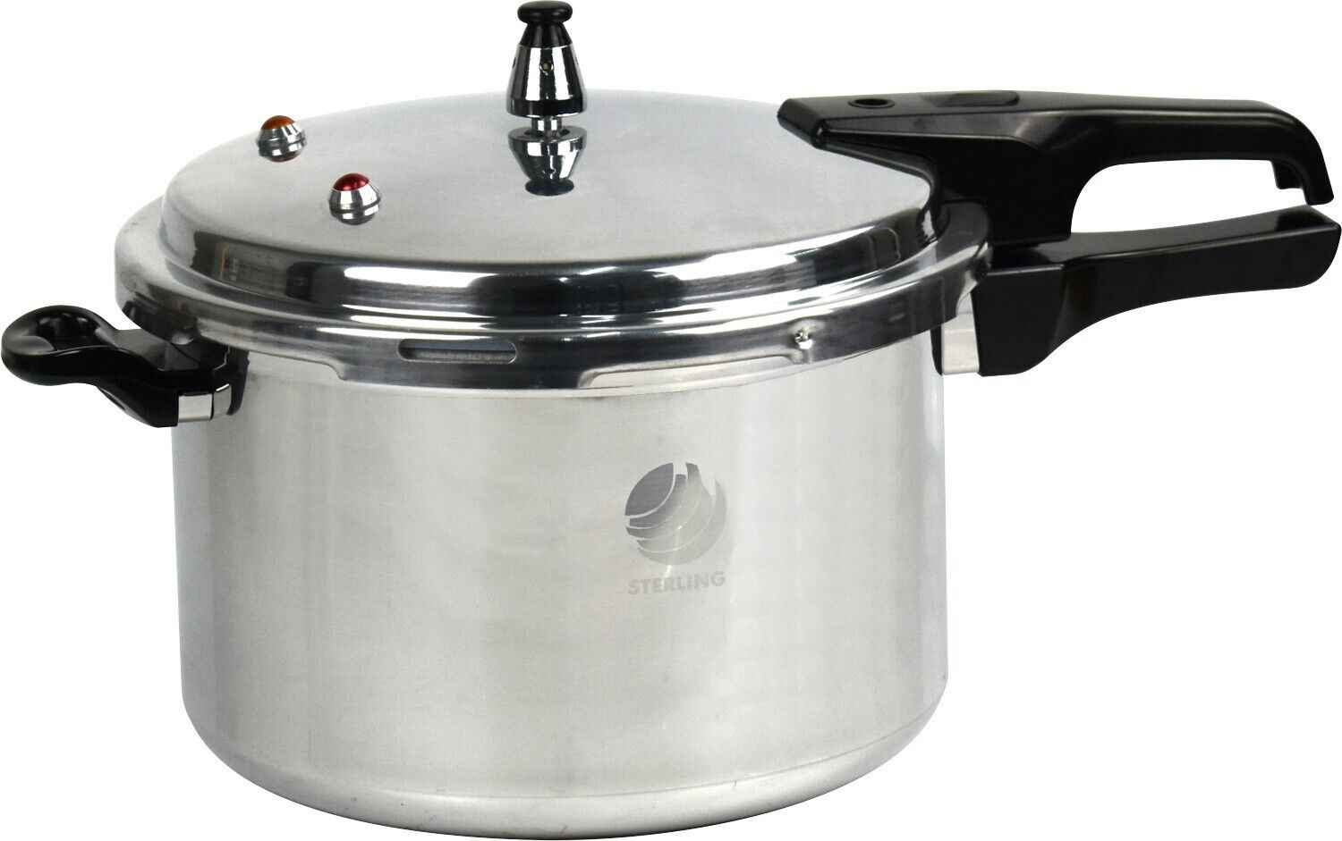 Aluminium Induction Pressure Cooker Dual Handle Kitchen Catering Cookware