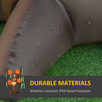 Halloween Decoration 2.4m Inflatable Ghost Tree with Pumpkins and 6 LED