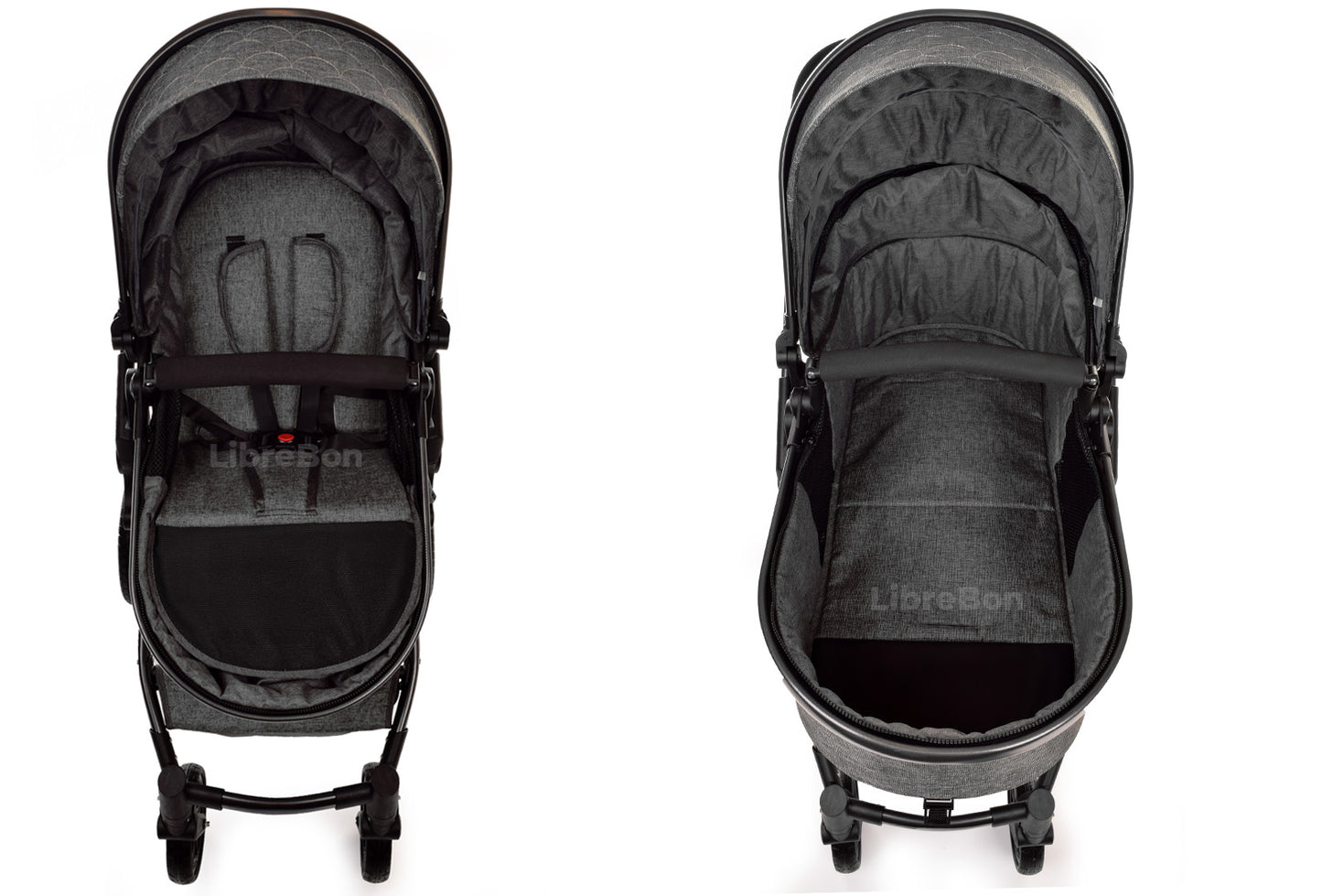 3 in 1 Pram Newborn Baby Buggy Set Travel System with Car Seat Folding Pushchair