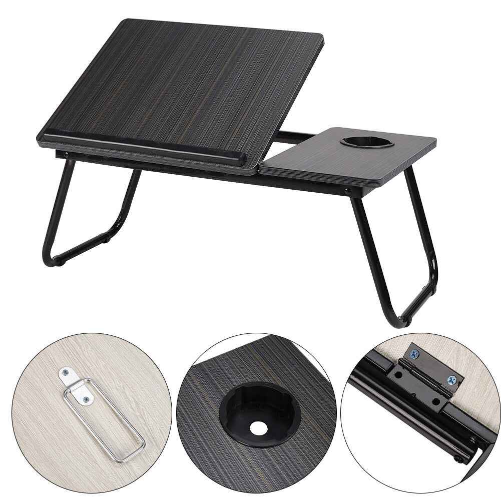 Folding Laptop Bed Table Sofa Breakfast Tray Portable Computer Lap Desk Stand