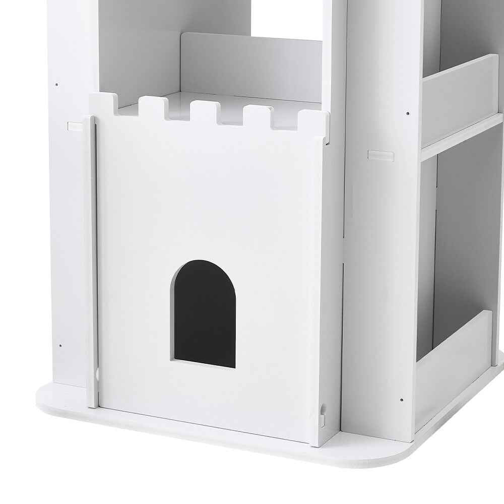 360° Rotating Kids Children Bookshelf Floor Book Shelf Rack Toy Storage Bookcase