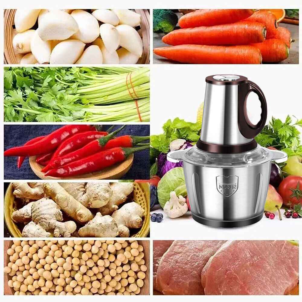 2/3/5L Electric Meat Grinder Mincer Mixer Blender Food Chopper Processor Blender