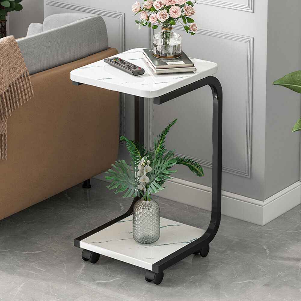 2 Tier Mobile Plant Stand Home Indoor Decor Vase Flower Pot Planter Display Rack