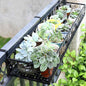 Fence Balcony Metal Hanging Small Plant Planter Stand Flower Pots Holder Rack UK