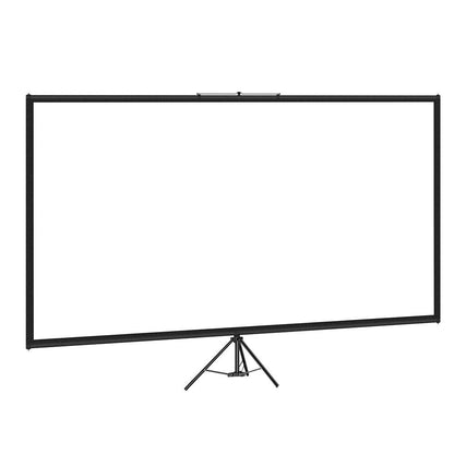120" Projector Screen w/Tripod Stand Portable Home Outdoor Movie Screen 16:9 4K
